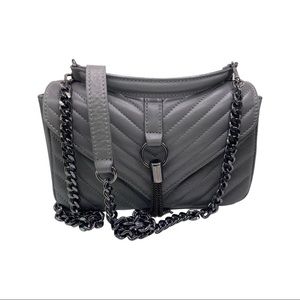 Genuine leather cross body handbag